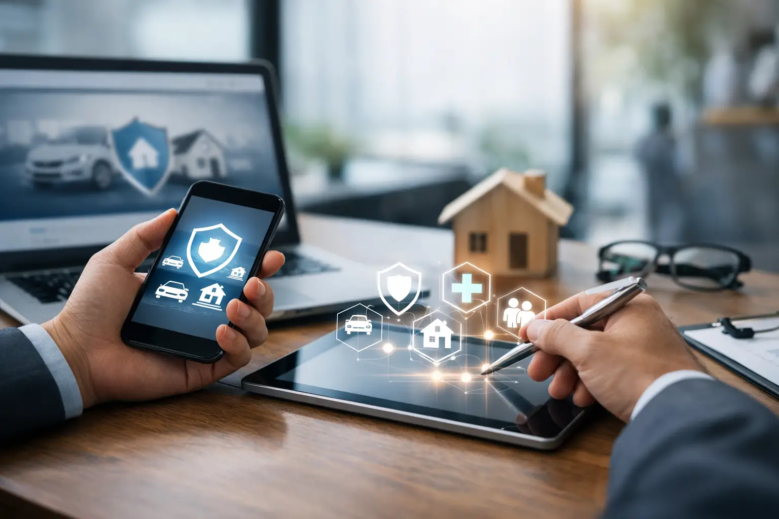 Arquitetura de canal digital de seguros com infraestrutura, integração, dados e governança.